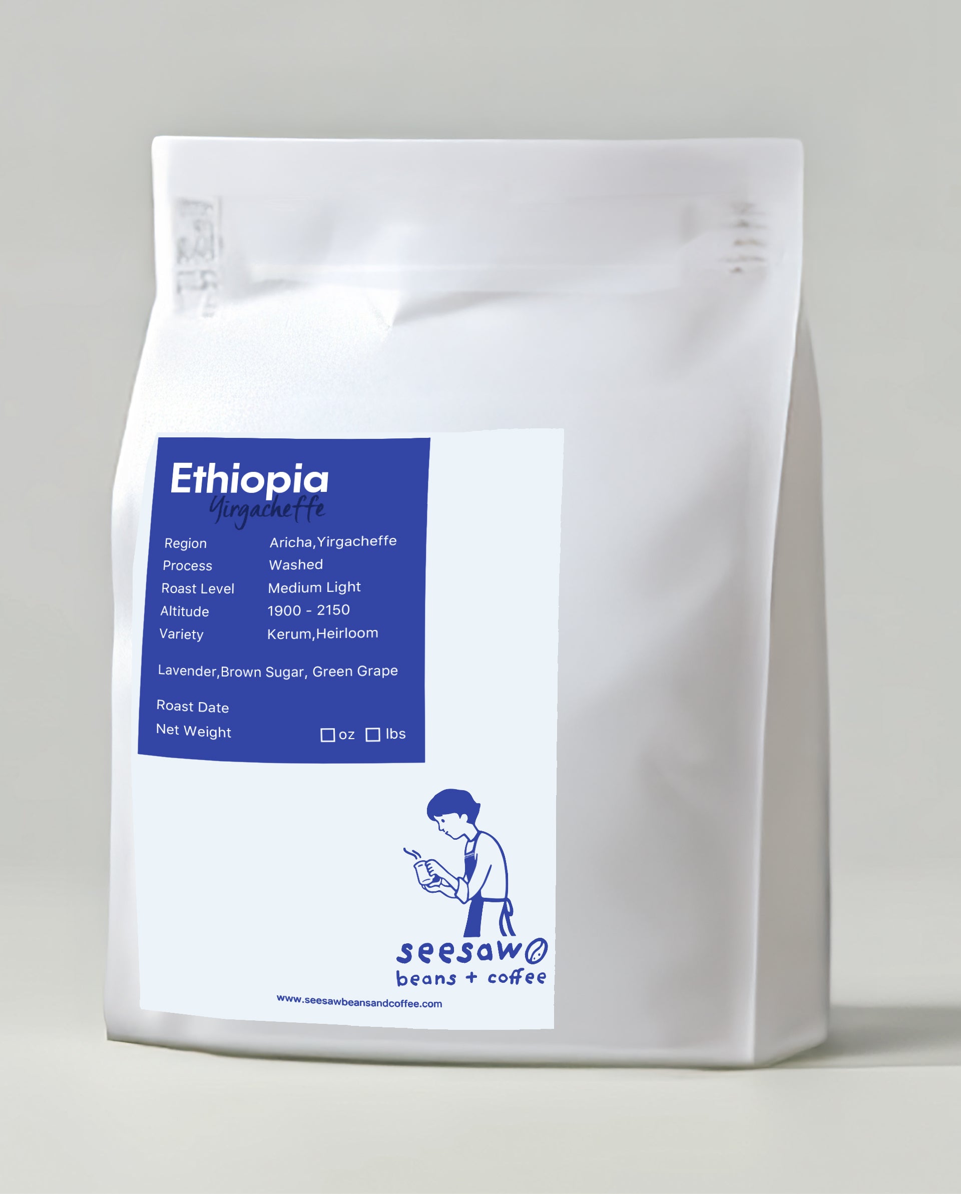 Photo of Ethiopia Yirgacheffe Aricha Adorsi (Washed) - 10oz / Whole Bean