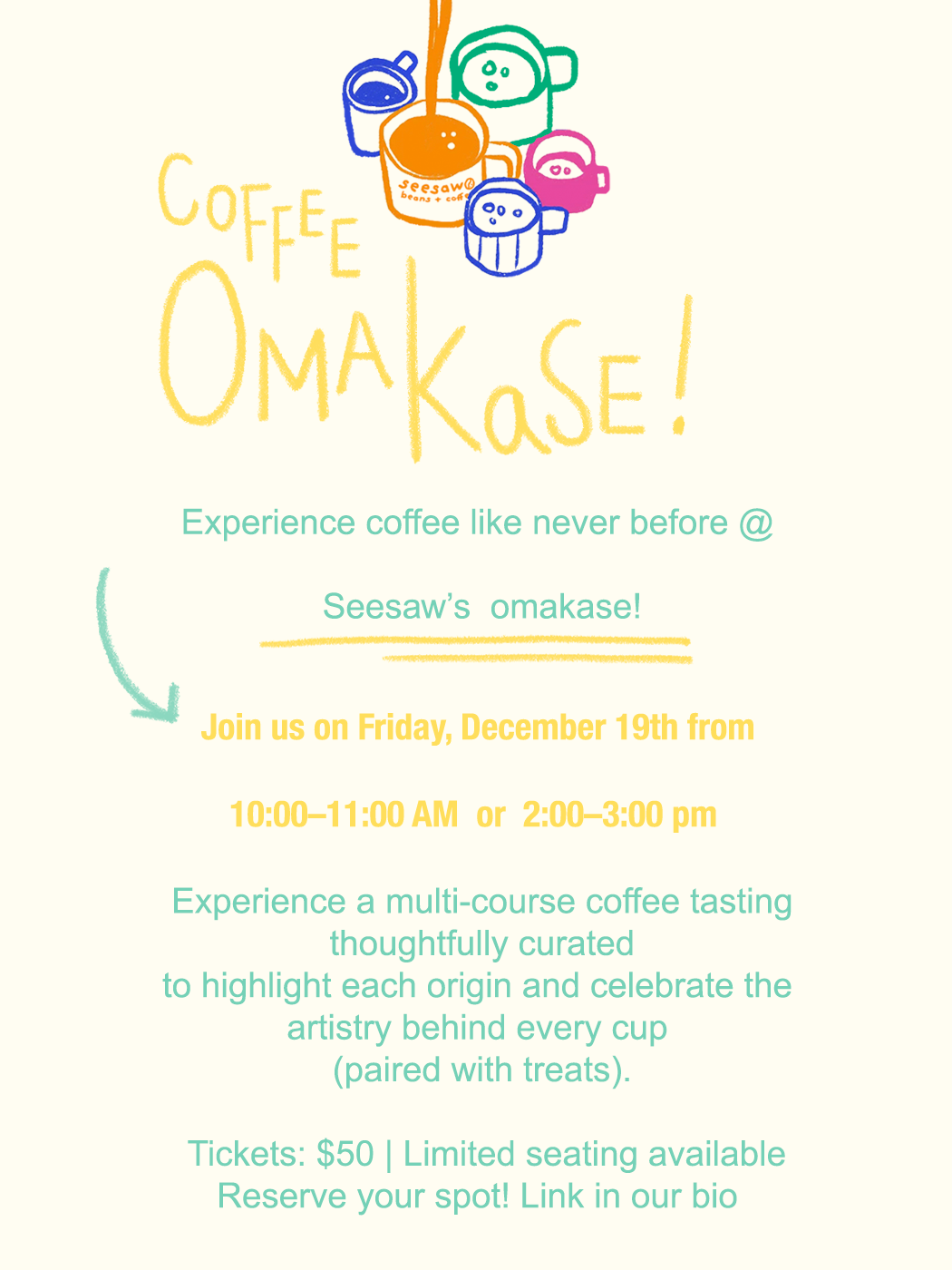 Seesaw Omakase Dec 19th